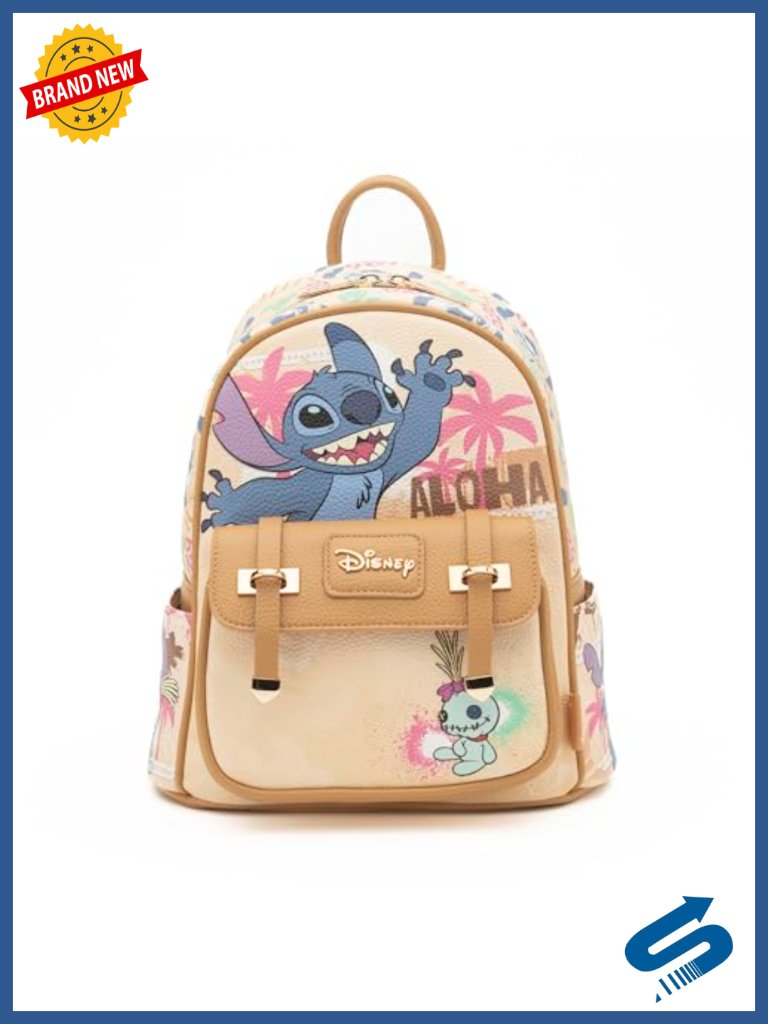 11" Vegan Leather Fashion Mini Backpack - Adjustable Straps, Zipper Closure